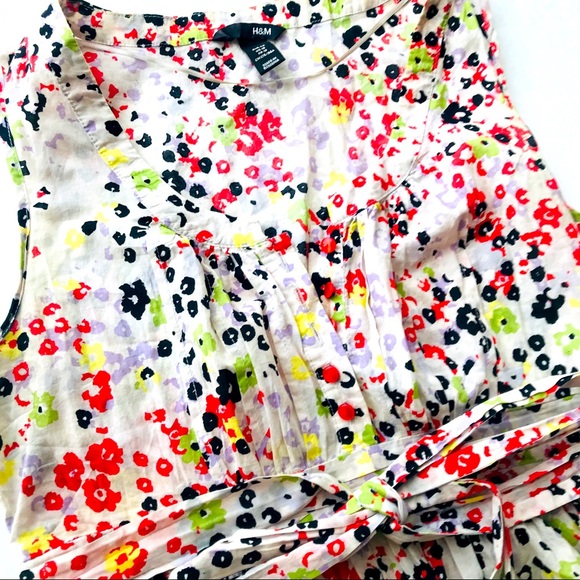 H&M Floral Summer Dress - Women 12 - Sleeveless - Picture 5 of 5